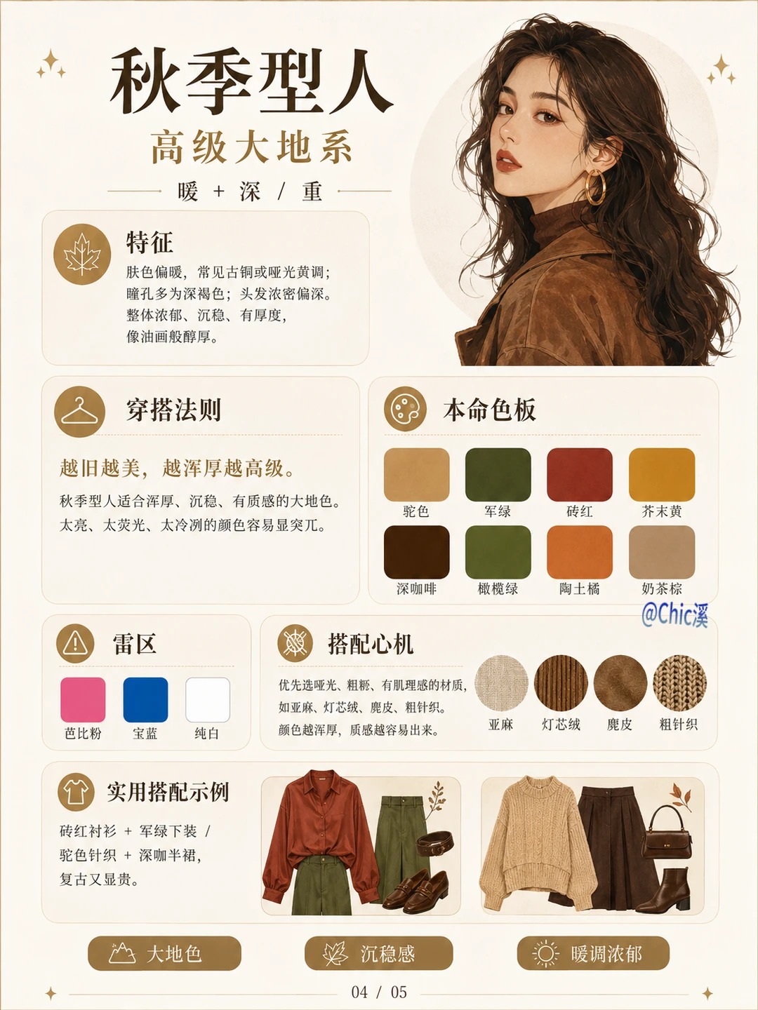 秋季型人 · 高级大地系
